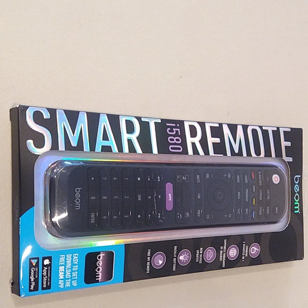 BEAM Smart Universal Remote in box.